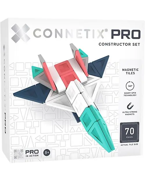 70 Pezzi - Pacco Costruttori Pro - 100% Plastica ABS Atossica