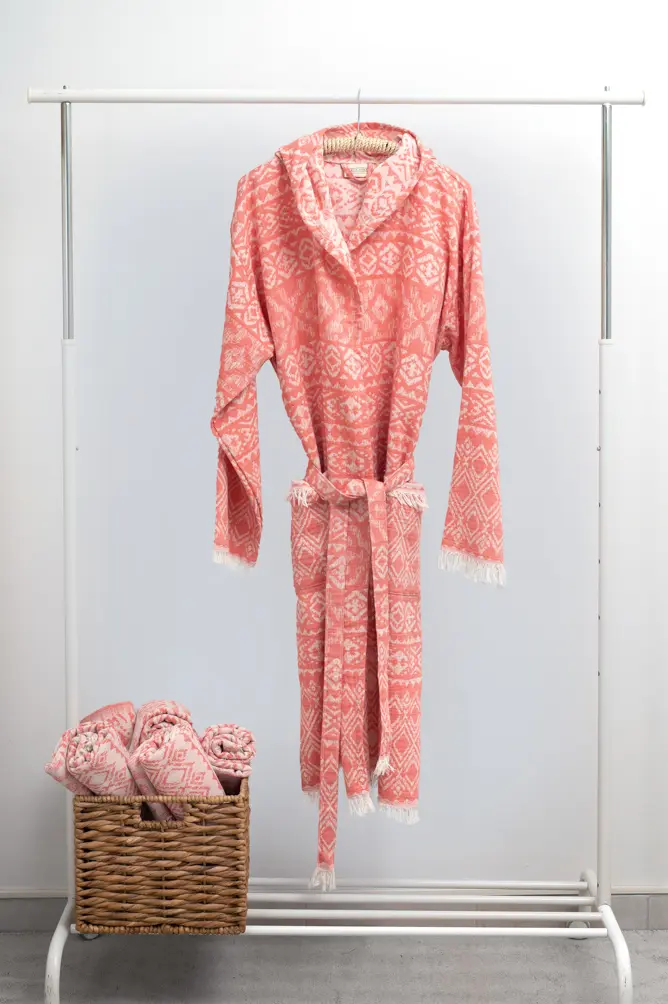 Accappatoio Donna Aelia Anna – Hydra Astakos (100% Cotone Stile Hamam)
