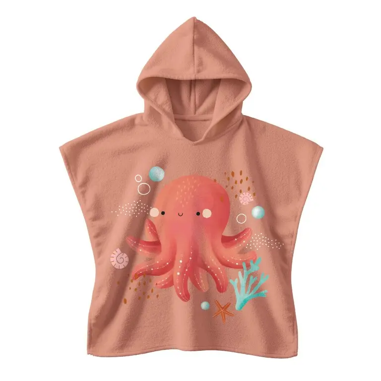 Accappatoio poncho - Polpo Slurpy