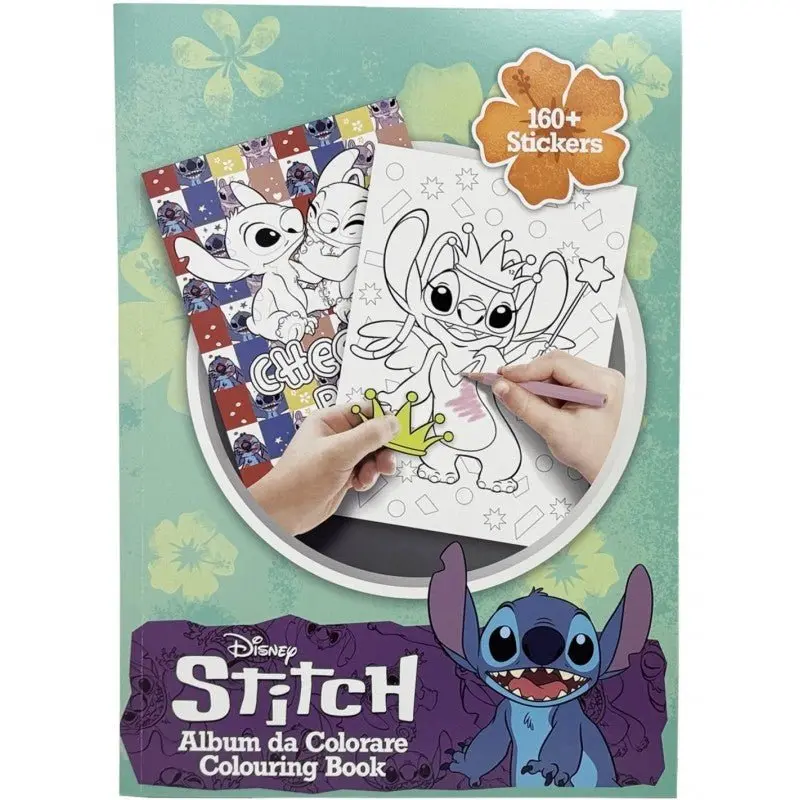 Album Da Colorare Disney Stitch Stikers 31x23 cm MC Group LTS1145-G