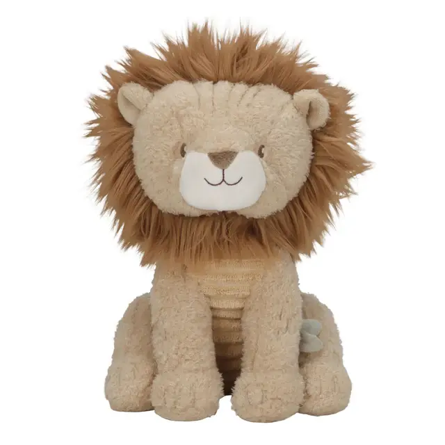 Amici del safari - Leone di peluche - Giallo - 25 cm