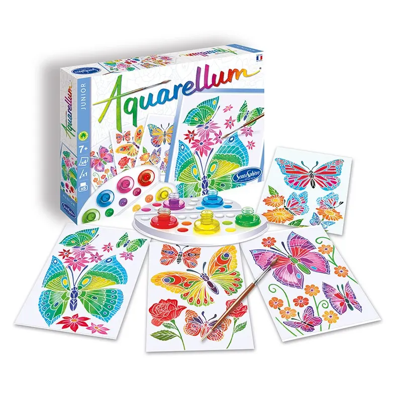 Aquarellum - Farfalle e fiori