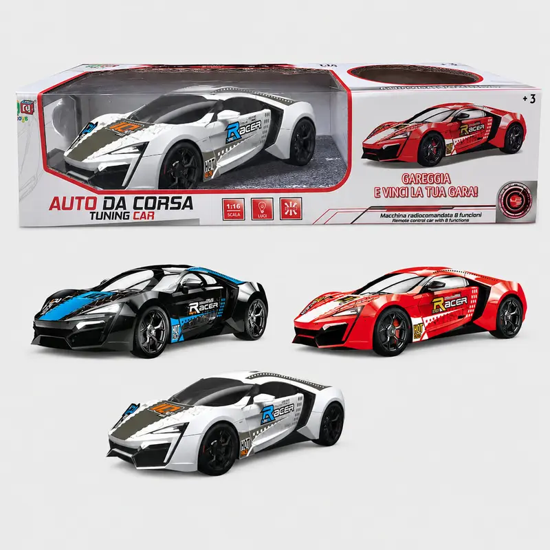 Auto da Corsa Radiocomandata Tuning Car 6 Funzioni 1