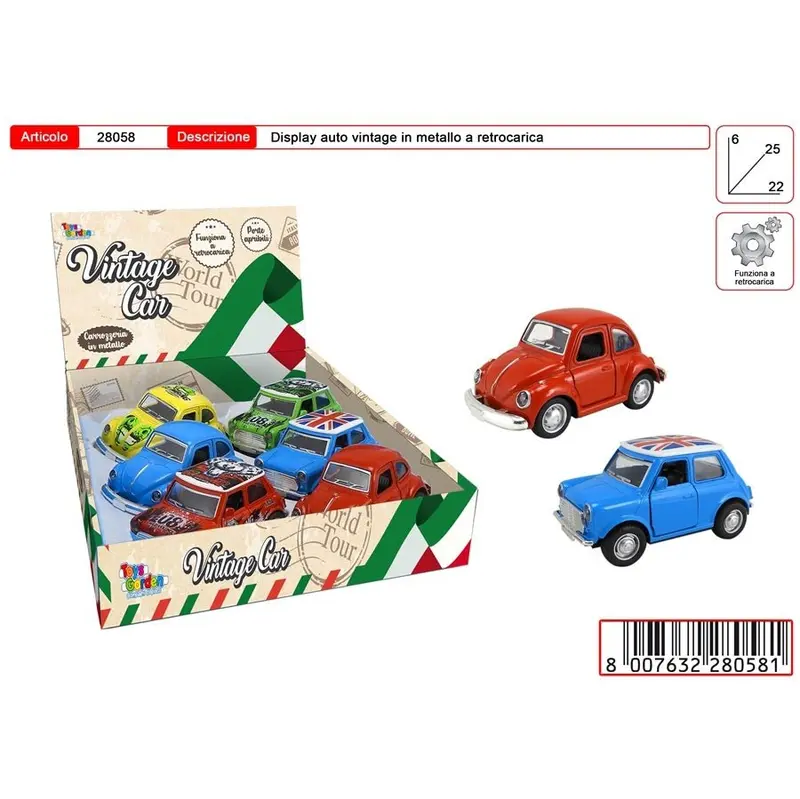 Auto Vintage Metal Retro Toys Garden 28058 Die Cast