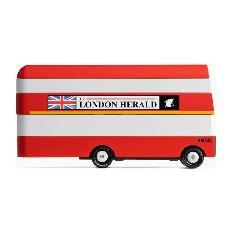 Autobus di Londra a Due Piani in Legno - In legno massello