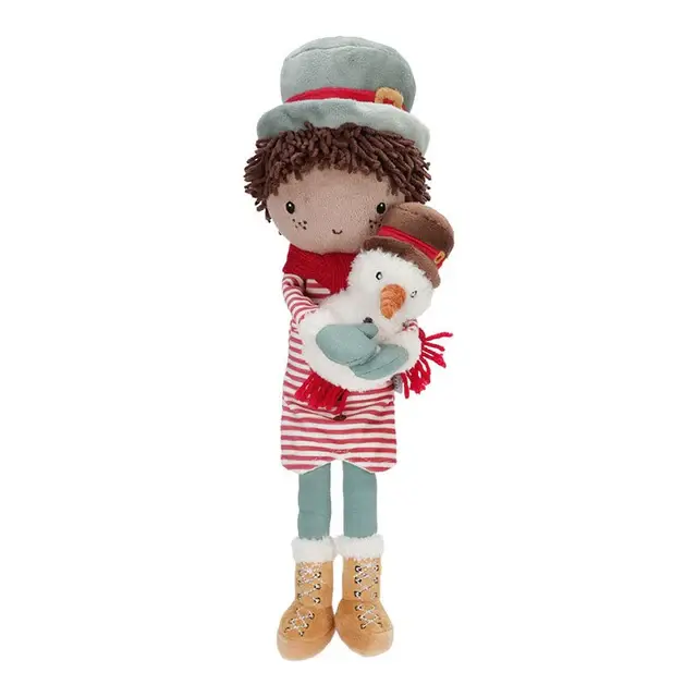 Bambola coccolosa di Natale Jake 35cm