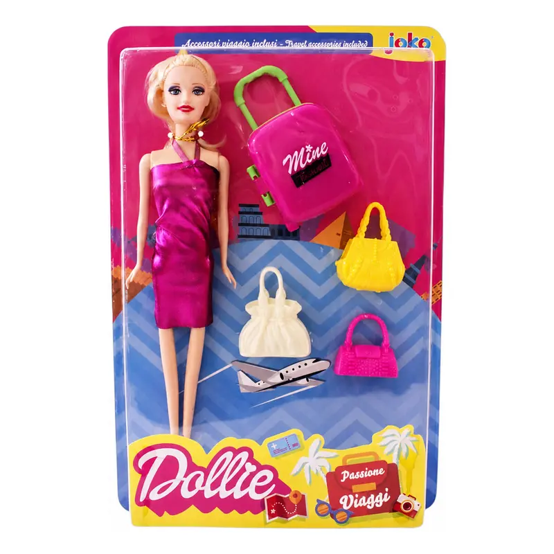 Bambola Dollie Passione Viaggi con Accessori Viaggio