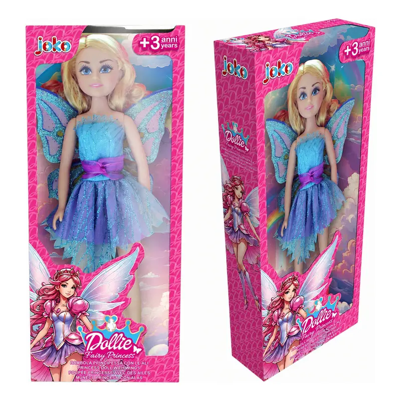 Bambola Principessa Fata con Ali Joko Dollie 44 cm