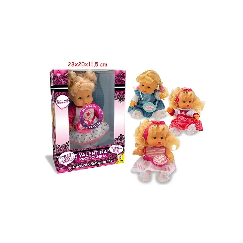 Bambola Valentina Paciocchina Parla e Canta Assortite Baby Teo Teorema 65784