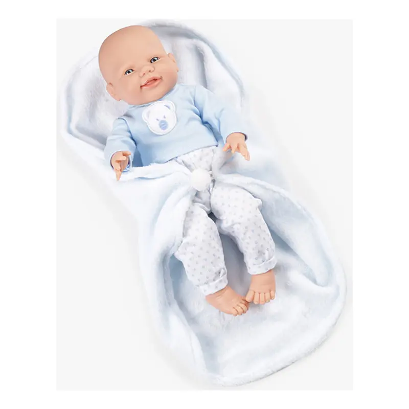 Bambolotto New Born Maschio 42 cm con Copertina Falca