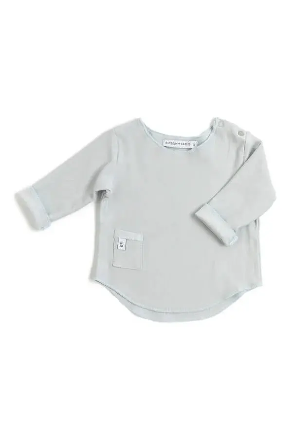 BAMBOOM Maglia manica lunga Pure Azzurro 03