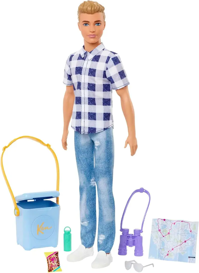 Barbie Ken Look da Campeggio con accessori