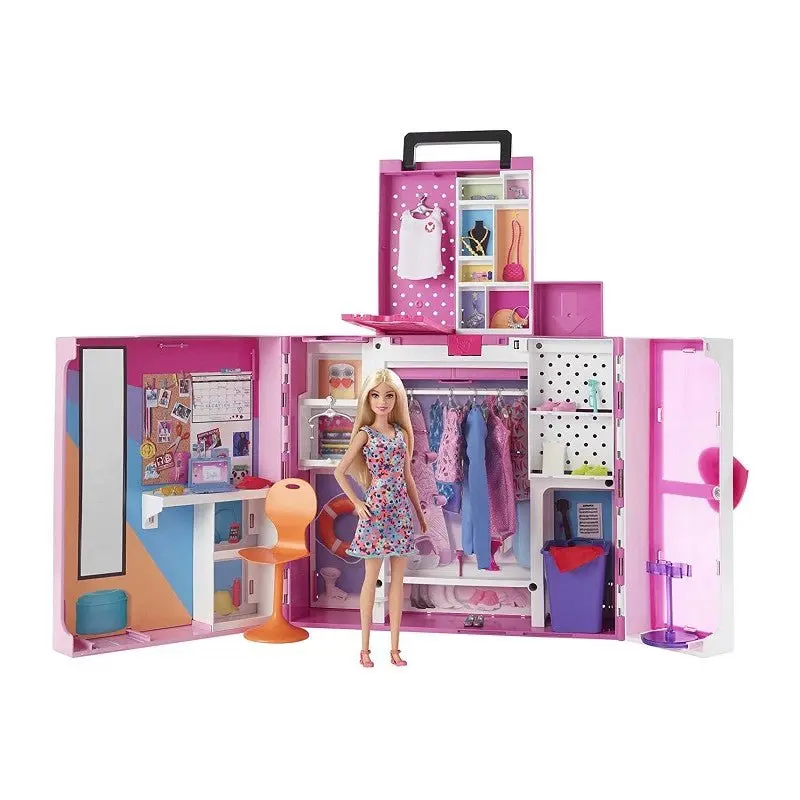 Barbie Mattel Armadio dei Sogni Playset bambola bionda HGX57