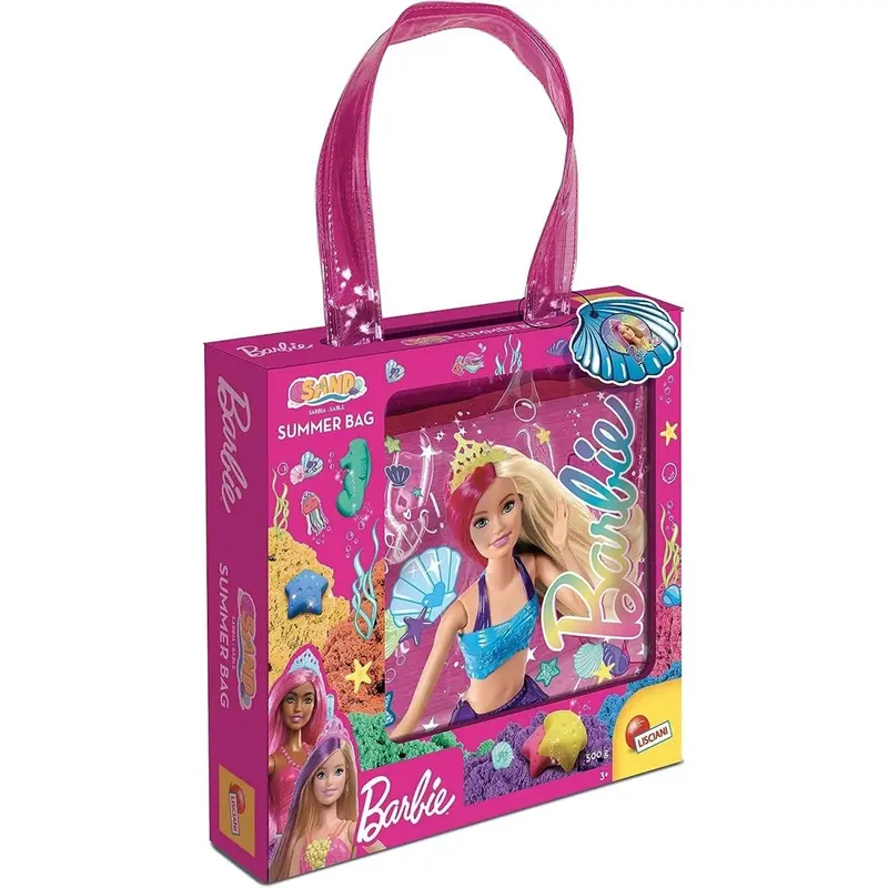 Barbie Sand Beach Sabbia in Borsa 500gr Lisciani 91959