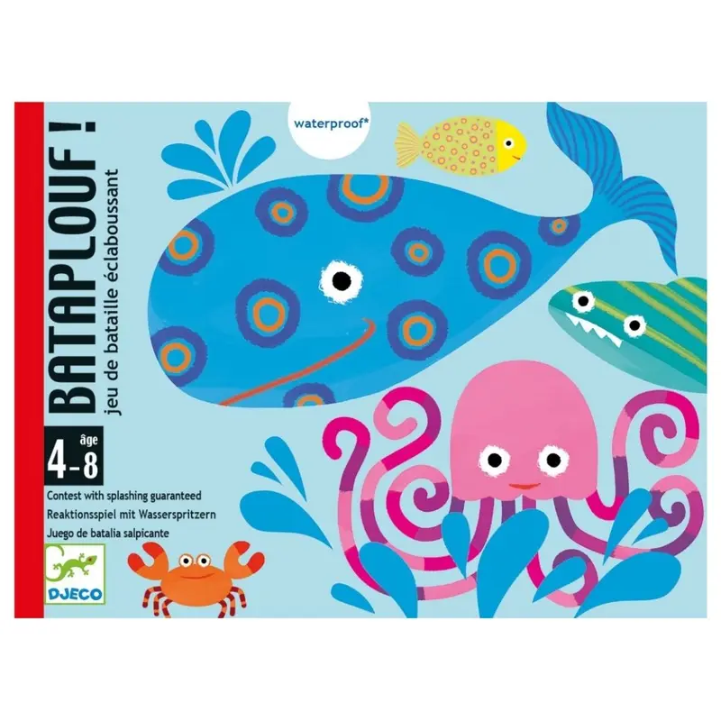 Bataplouf! Djeco Gioco di carte e di schizzi