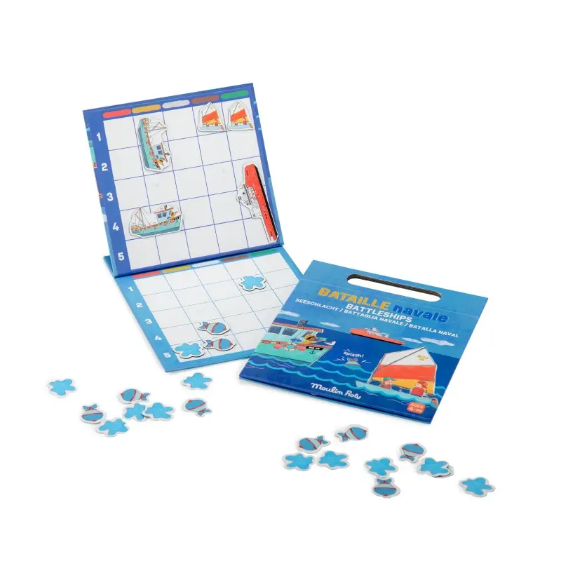 Battaglia Navale - Gioco Magnetico da Viaggio Portatile per Bambini