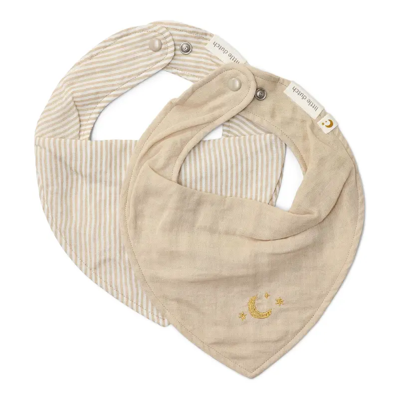 Bavaglino bandana confezione da 2 - Beige - Essentials
