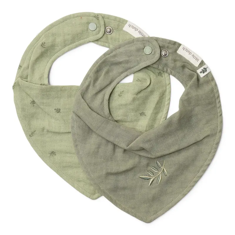 Bavaglino bandana confezione da 2 - Verde - Essentials