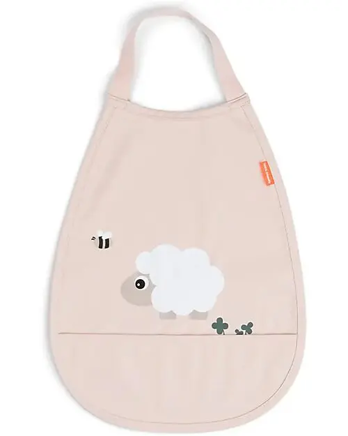 Bavaglino Pull Over - Impermebaile con Tasca - Tiny Farm - Cipria