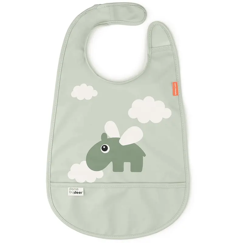 Bavaglio Impermeabile con Tasca - Happy Clouds - Certificato OEKO-TEX