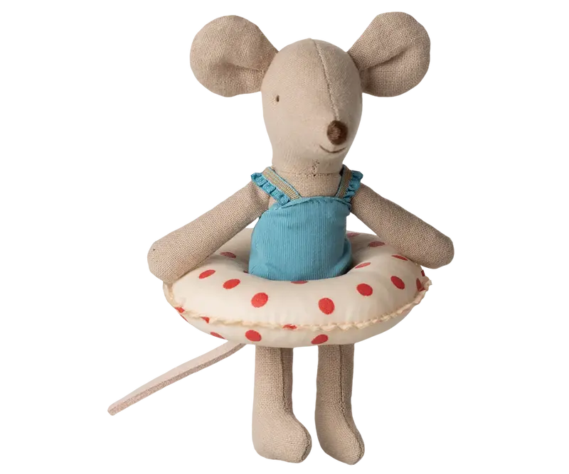 Beach Mice, Topolina Little Sister ciambella a pois rossa