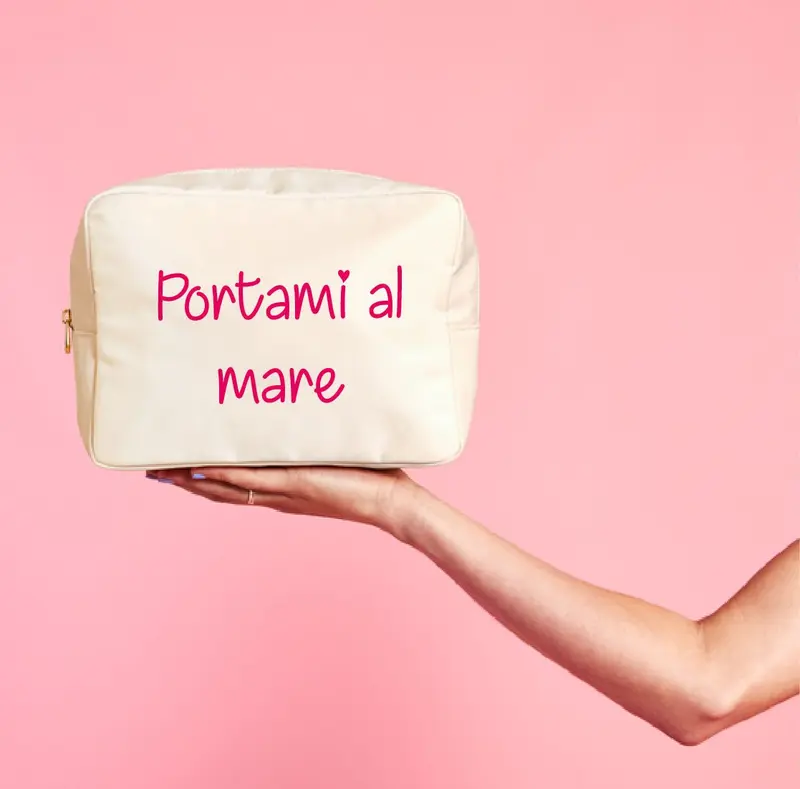 Beauty Case Multiuso in Nylon Resistente personalizzabile e super colorato!