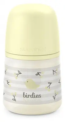 Biberon Birdies Con Tettarella Simmetrica A Flusso Lento 150 ml da 0 Mesi Neutro