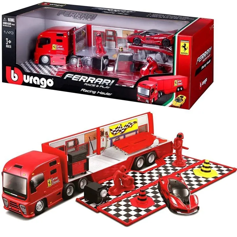 Bisarca Officina Ferrari Race Bburago Garage 1