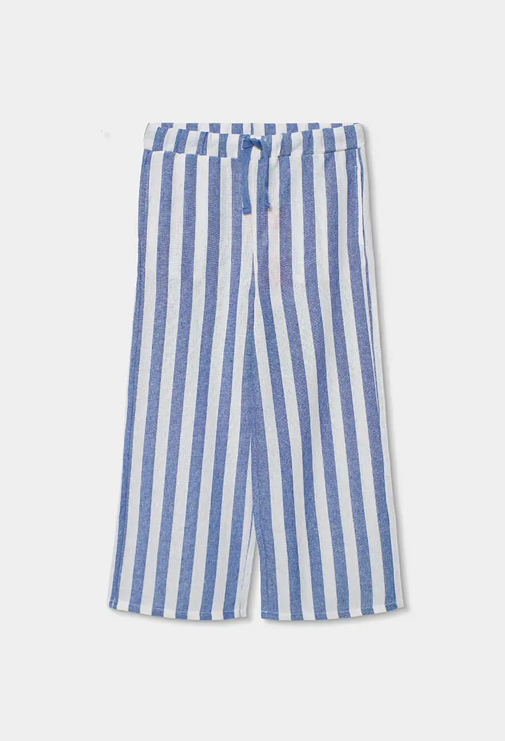 Boboli - pantalone righe blu