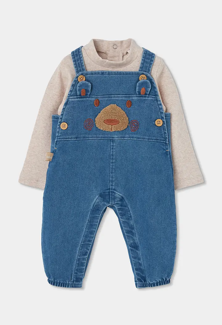 Boboli - set salopette con body