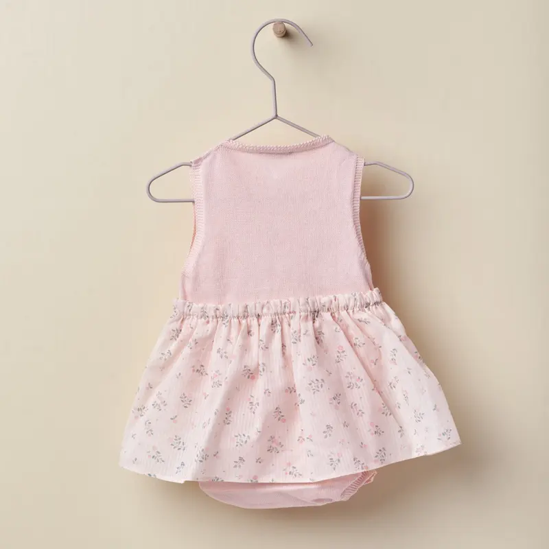 Body Bimba ad abitino fiori rosa