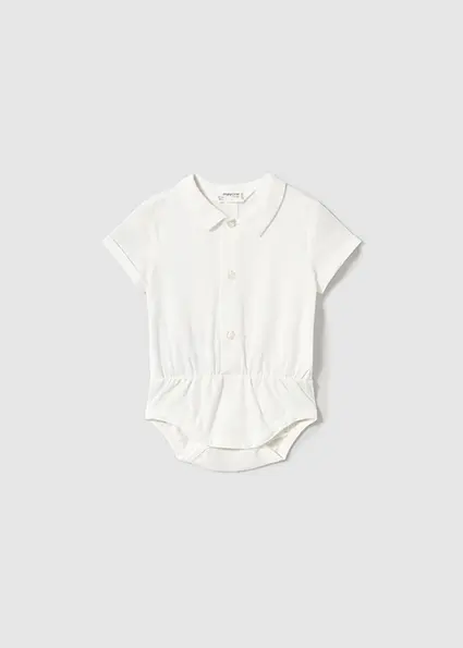 Body neonato bianco - Manica Corta