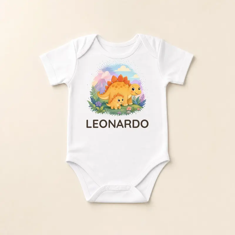 Body Neonato Personalizzato con Nome e Grafica