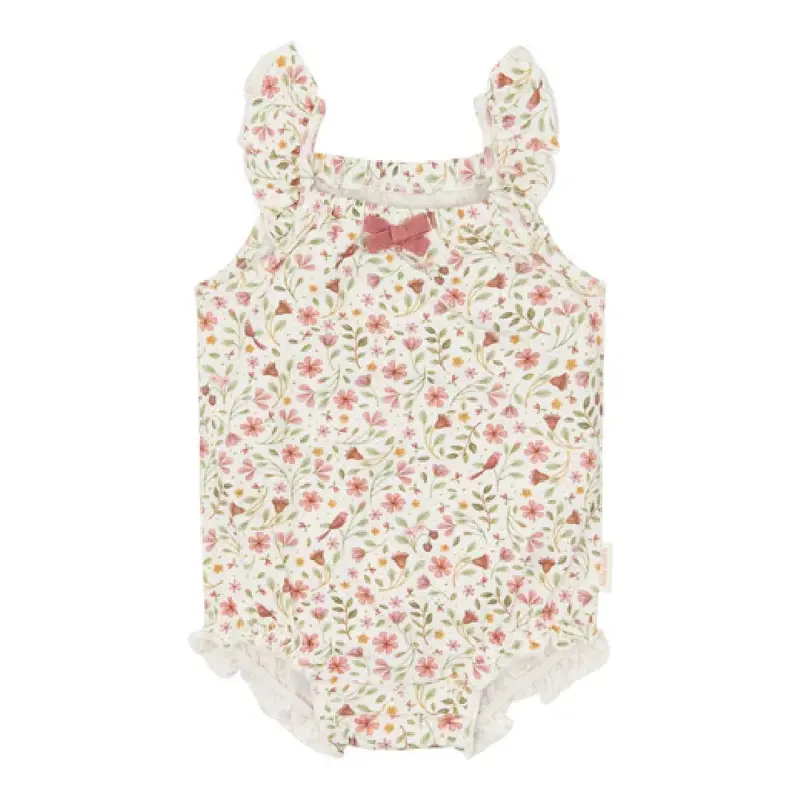 Body Smanicato in Cotone Biologico 'Fairy Garden'
