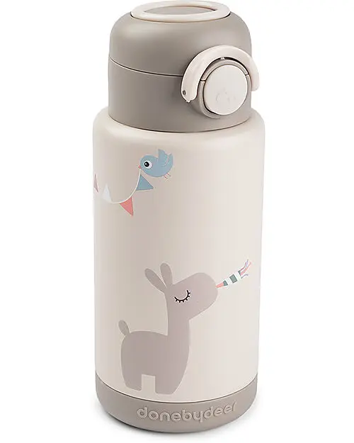 Borraccia Antigoccia Termica per Bambini 340 ml - Celebration - Sabbia