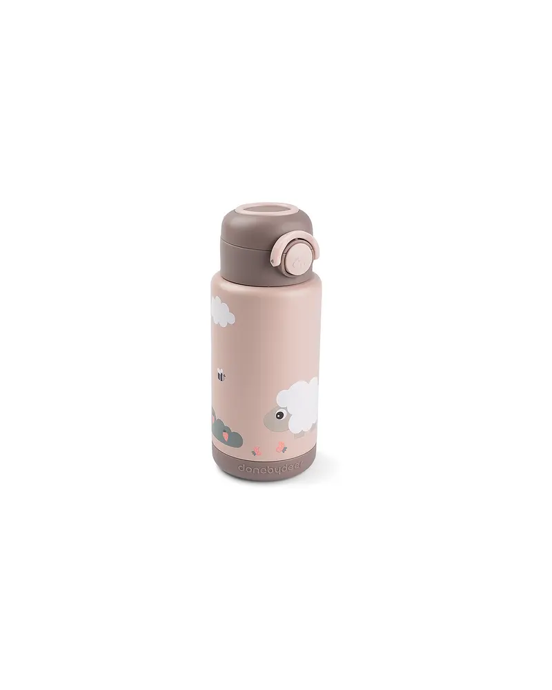 Borraccia Antigoccia Termica per Bambini 340 ml - Tiny Farm - Cipria