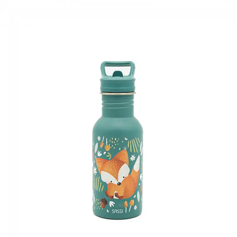 Borraccia In Acciaio Inox Da 500 Ml - Volpe Crunchy