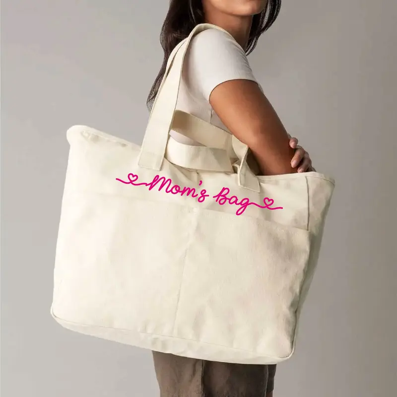 Borsa Doppio manico in tela resistente Personalizzabile