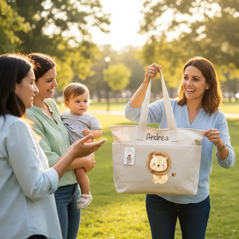 Borsa Mamma EasyMum – pratica, leggera e sempre con te Leone Cucciolo