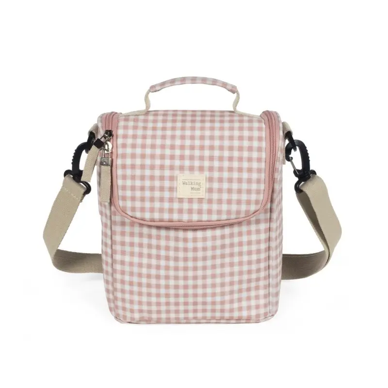 Borsa Pappa I Love Vichy Rosa - Walking mum
