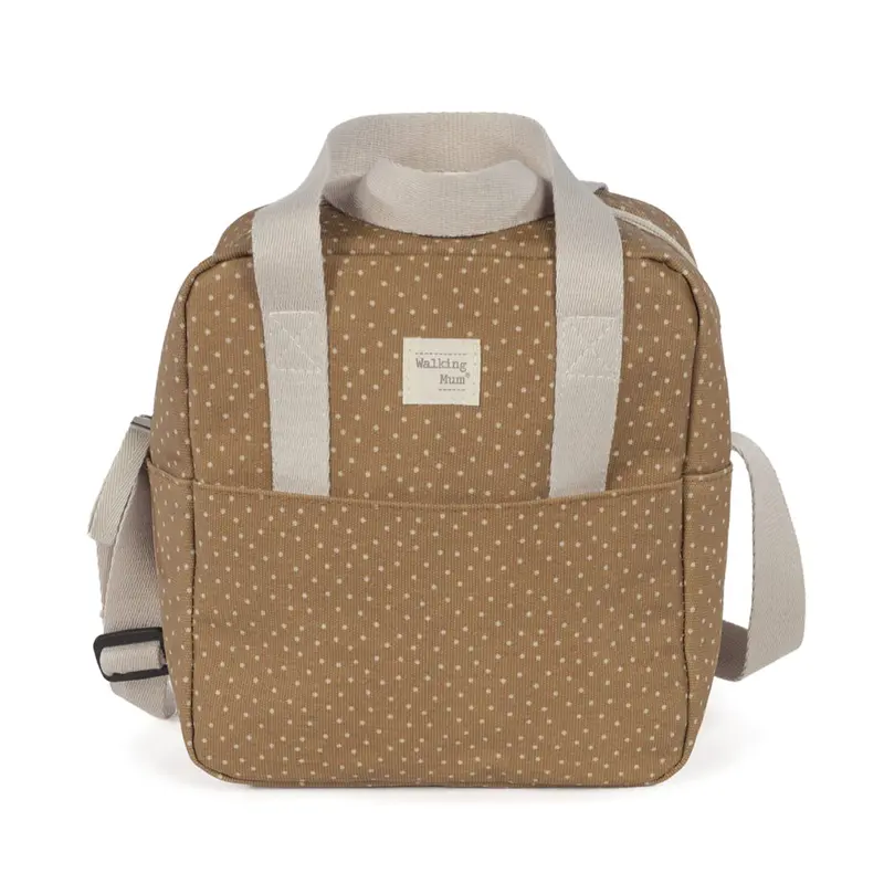 Borsa Pappa Termica Biberon Pois Cannella - Walking mum