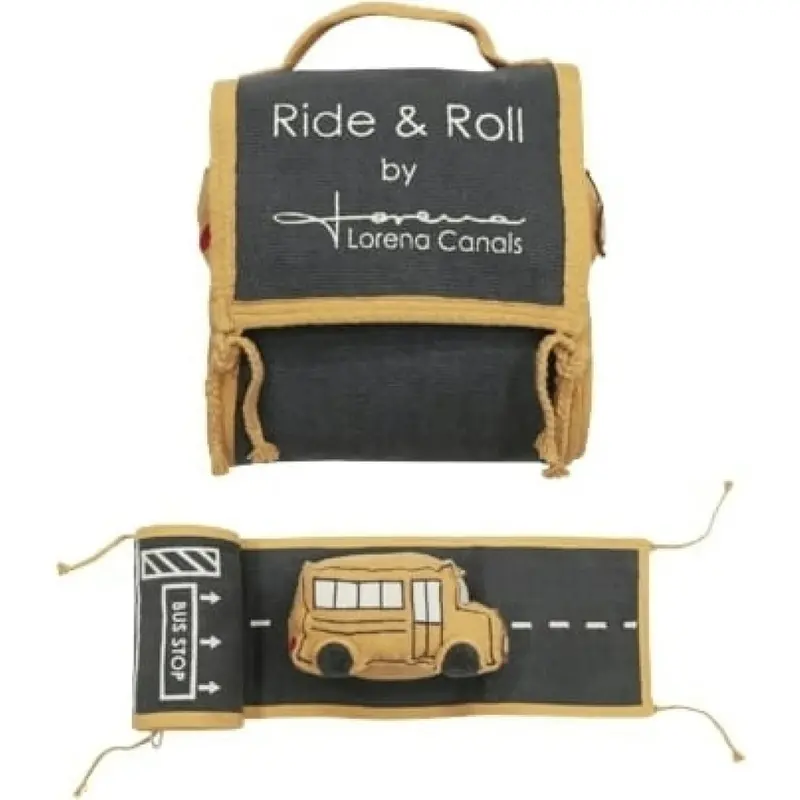Borsa Ride&Roll Scuola Bus con pista Eco City
