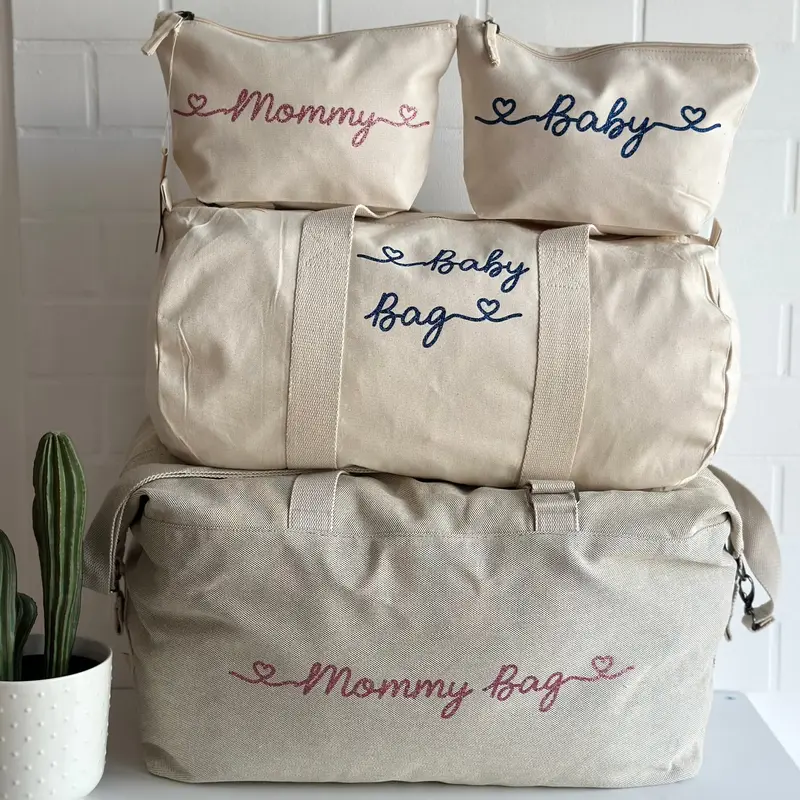 Borsone Mamma Ospedale Neonato – Set Completo con Pochette
