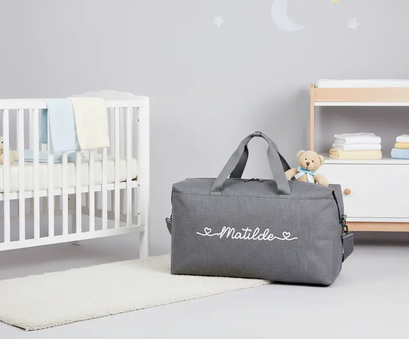 Borsone Mamma per Ospedale e Nascita – Mommy Bag Personalizzabile con Nome
