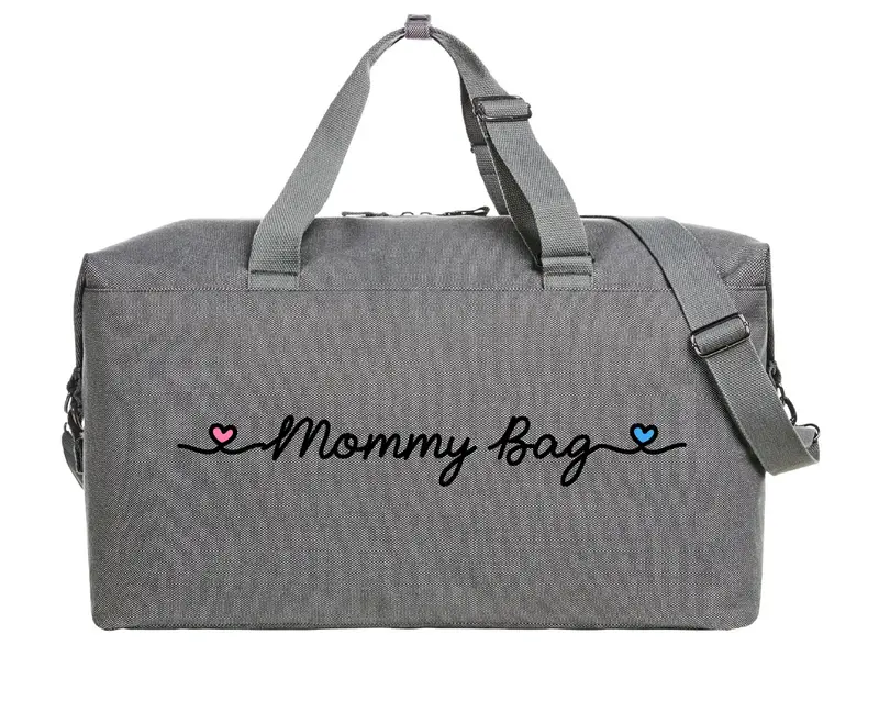 Borsone Mamma per Ospedale e Nascita – Mommy's Bag cuori rosa-azzurro