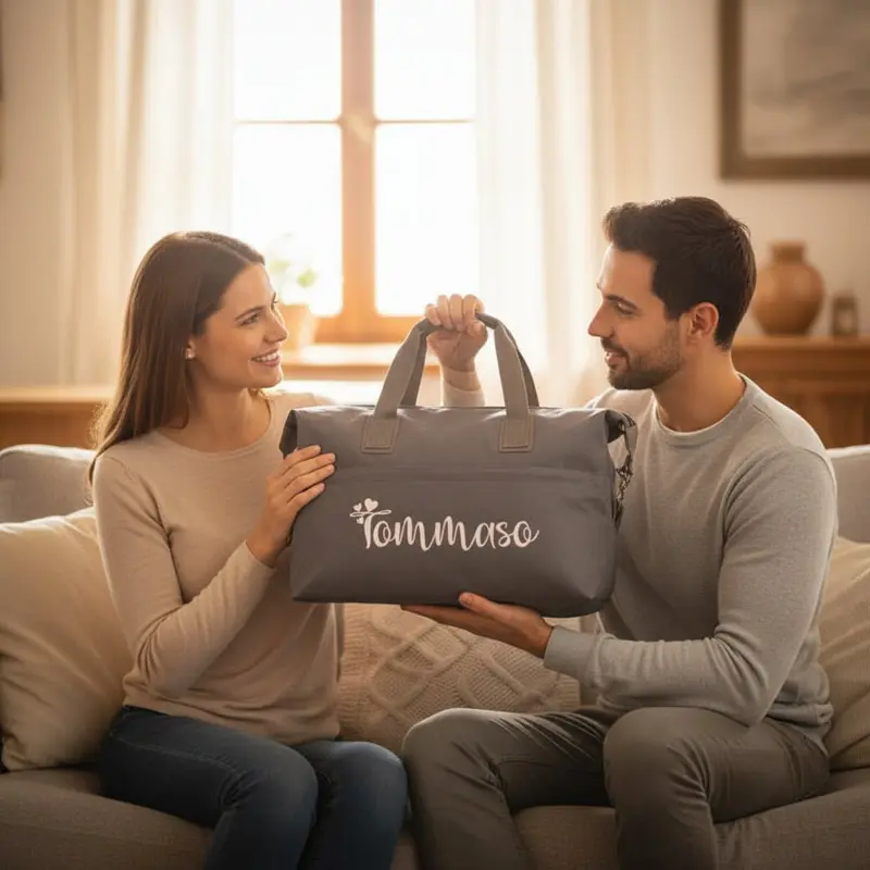 Borsone medio personalizzabile con Nome