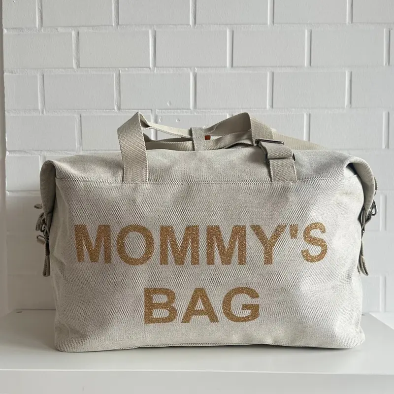 Borsone Mommy's Bag in Oro Glitter