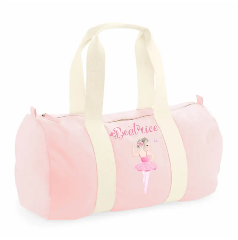 Borsone Nascita Personalizzato  in Cotone Ballerina danza