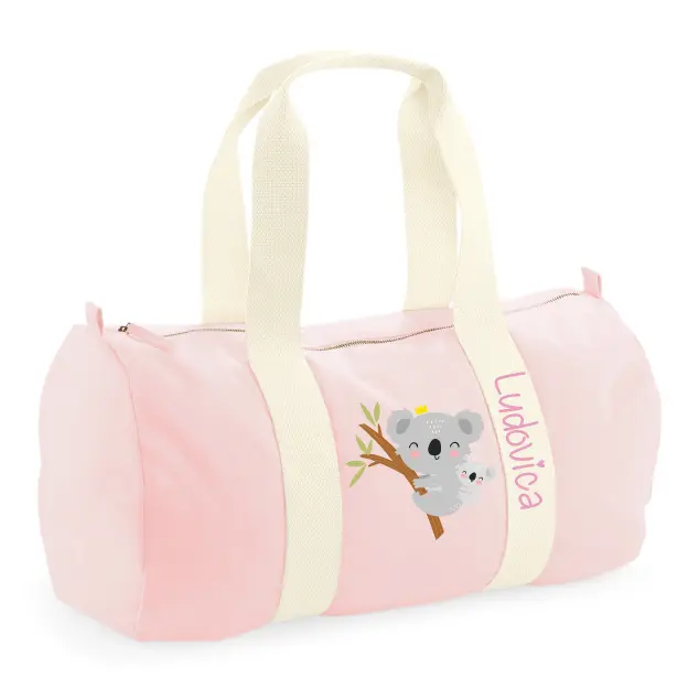Borsone Nascita Personalizzato in Cotone Koala Albero