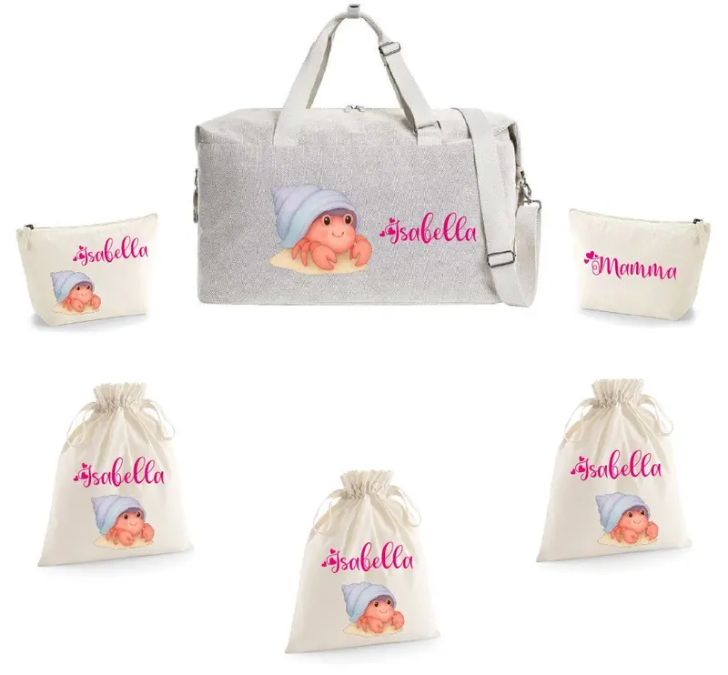 Borsone Parto Neonato – Set Completo Personalizzato Paguro